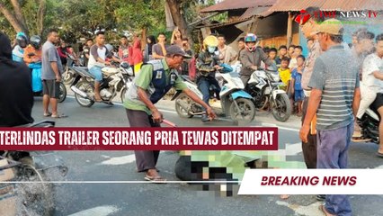 Terlindas Trailer Seorang Pria Tewas Ditempat