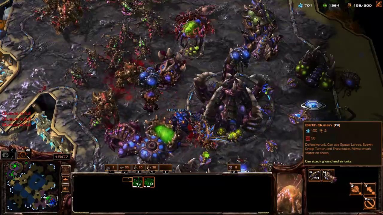 [StarCraft 2] No.0177 -- Intermediate ZERG player fights A.I. [Ultralisk Cavern Pattern]