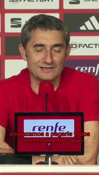 VALVERDE y la 'TRETA' para que NICO WILLIAMS se quede en el ATHLETIC