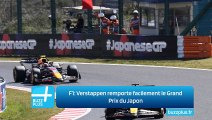 F1: Verstappen remporte facilement le Grand Prix du Japon