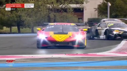 GT World Challenge 2024 Paul Ricard Q2 Van Der Linde Carton Collision