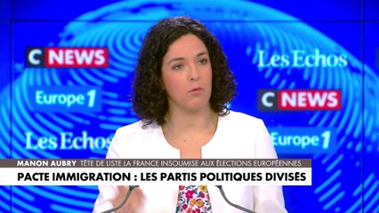 Manon Aubry : «Personne ne choisit de monter sur un radeau de survie au péril de sa vie comme sur un bateau de croisière»