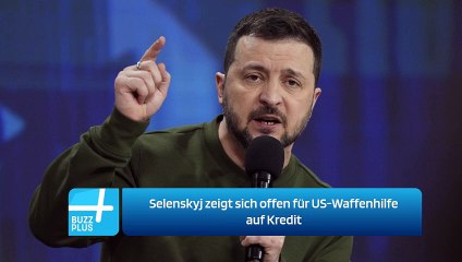 Selenskyj zeigt sich offen für US-Waffenhilfe auf Kredit