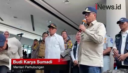 H-3 Lebaran, Menhub Budi Karya Sumadi Tinjau Arus Mudik di Pelabuhan Merak