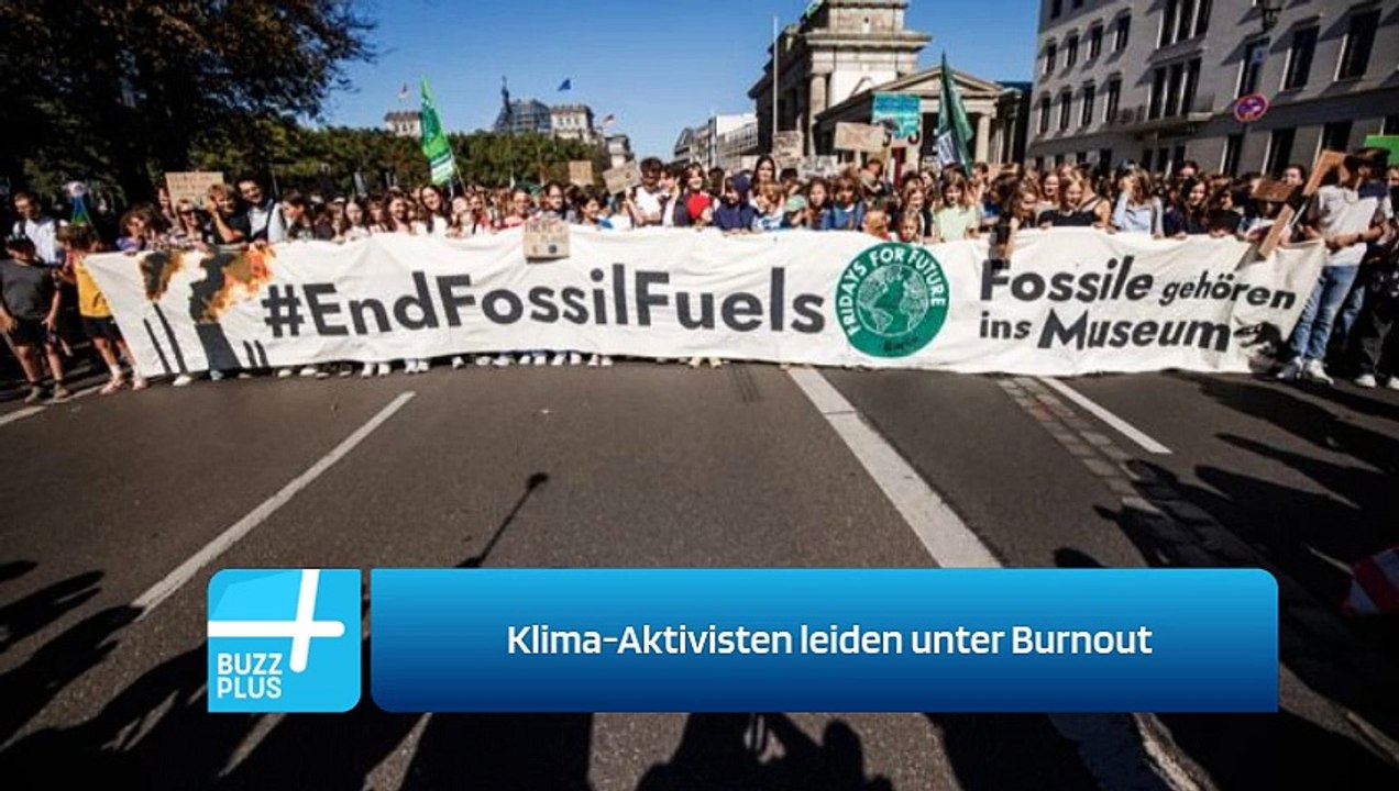 Klima-Aktivisten leiden unter Burnout