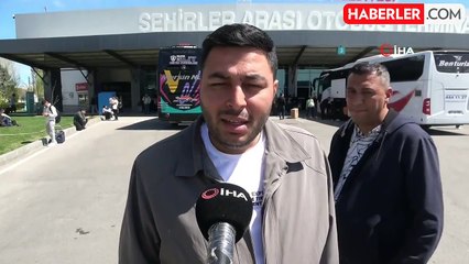 Aksaray Otogarı'nda bayram yoğunluğu