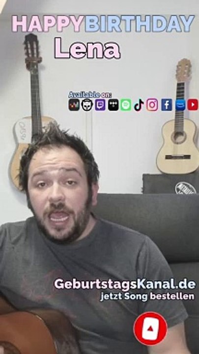 Happy Birthday, Lena! Geburtstagsgrüße an Lena