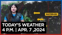 Today's Weather, 4 P.M. | Apr. 7, 2024