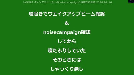【ASMR】ギャングストーカーのnoisecampaignと被害生活音源 2020 01 16 01