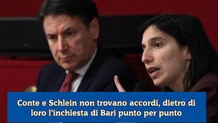 Conte e Schlein non trovano accordi, dietro di loro l’inchiesta di Bari punto per punto