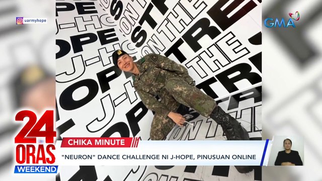 Neuron dance challenge nI J-Hope, pinusuan online | 24 Oras Weekend