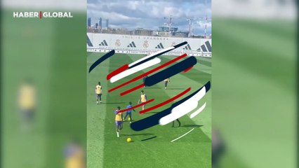 Arda Güler'e idmanda takım arkadaşının kardeşi eşlik etti