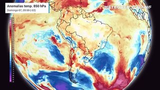 El tiempo en Argentina esta semana: cambio de circulación con lluvias y frío… ¿ciclogénesis a la vista?