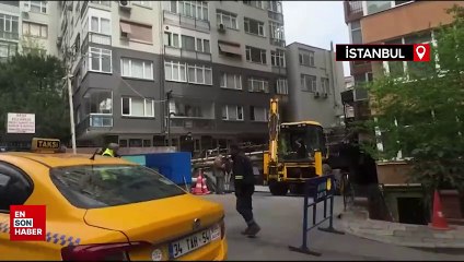 Beşiktaş'ta yanan gece kulübünün bulunduğu binada çalışmalar sürüyor