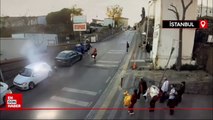 Kadıköy'de Galatasaraylı baba ve kıza saldıran şüpheliler