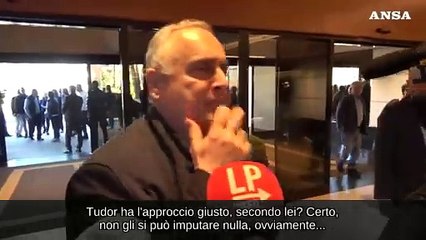 Roma-Lazio, Lotito: "Un pareggio sarebbe stato piu' giusto"