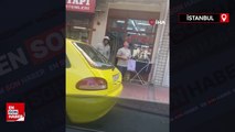 Fatih'te değnekçi otopark ücretini reddeden sürücüye saldırdı
