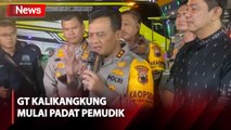 GT Kalikangkung Mulai Padat Pemudik, Polda Jateng Akan Kembali Berlakukan One Way Lokal