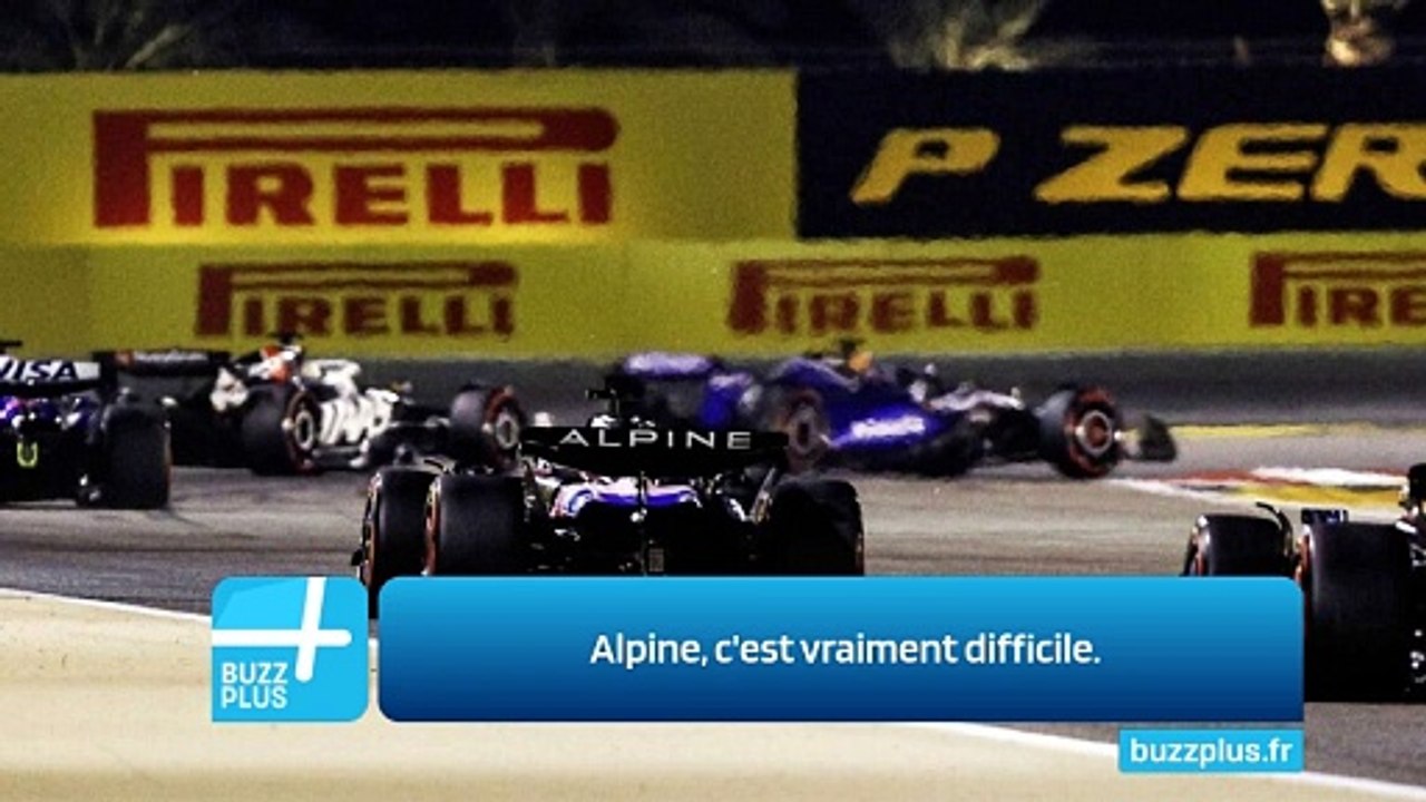 Alpine, c'est vraiment difficile.