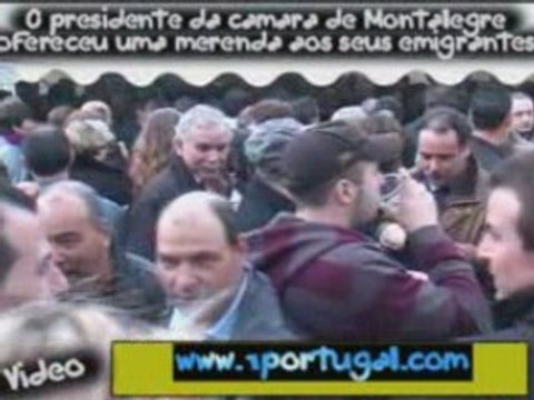 Montalegre - O Presidente ofereceu a merenda aos seus emigra