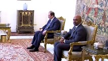 الرئيس عبد الفتاح السيسي يستقبل رئيس وكالة الاستخبارات المركزية الأمريكية