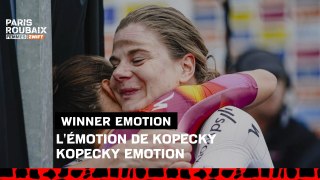 Winner emotions - Paris-Roubaix Femmes avec ZWIFT 2024