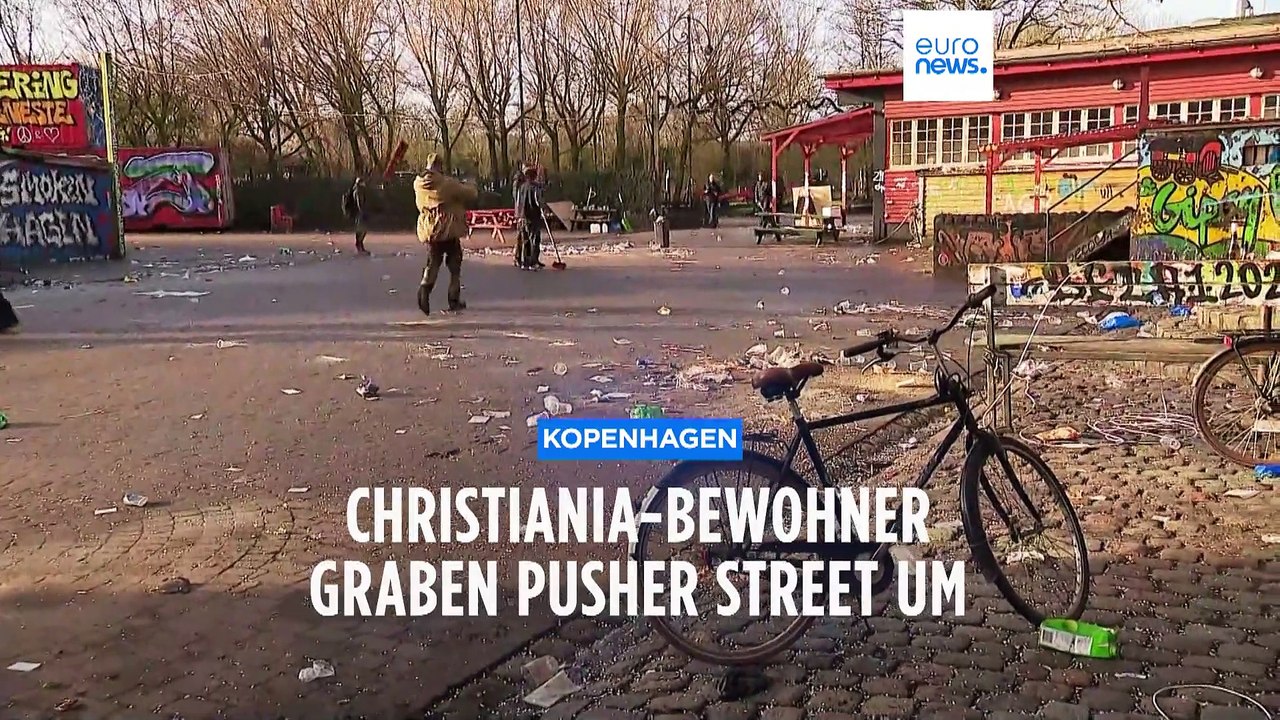 Bye-bye Drogen in Kopenhagen? Christiania-Anwohner graben Pusher Street um