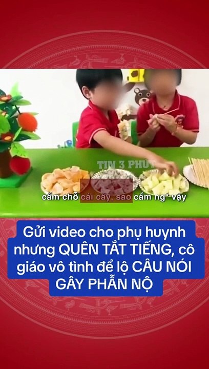 Cô Giáo Mầm Non Lộ Video Chửi Trẻ