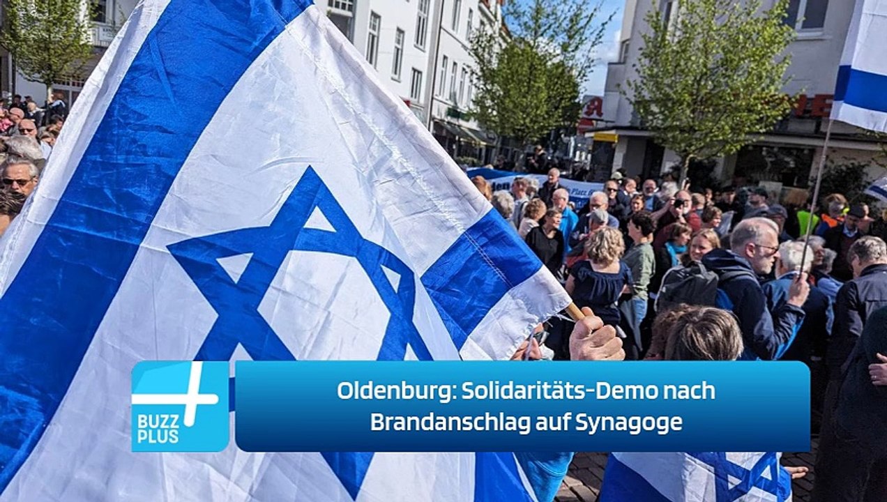 Oldenburg: Solidaritäts-Demo nach Brandanschlag auf Synagoge