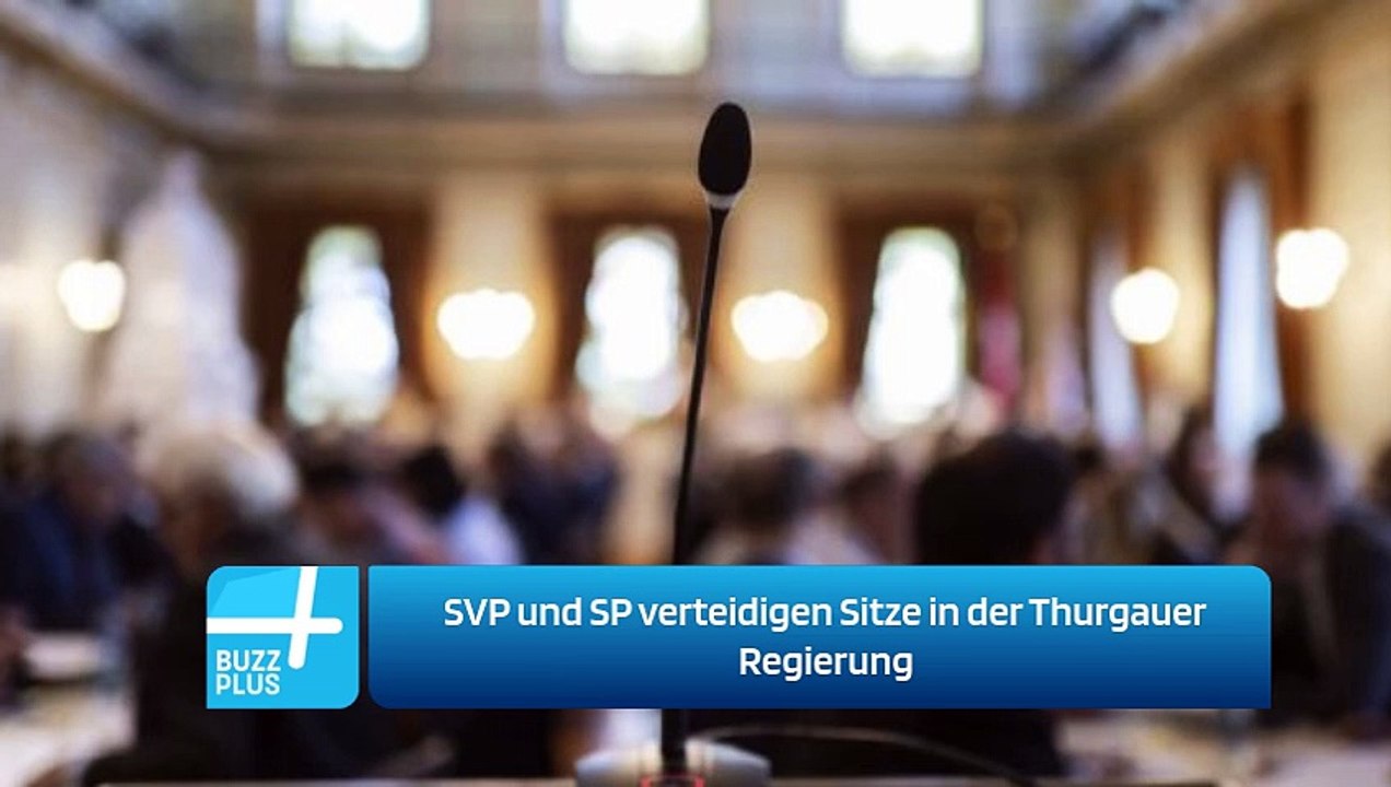 SVP und SP verteidigen Sitze in der Thurgauer Regierung