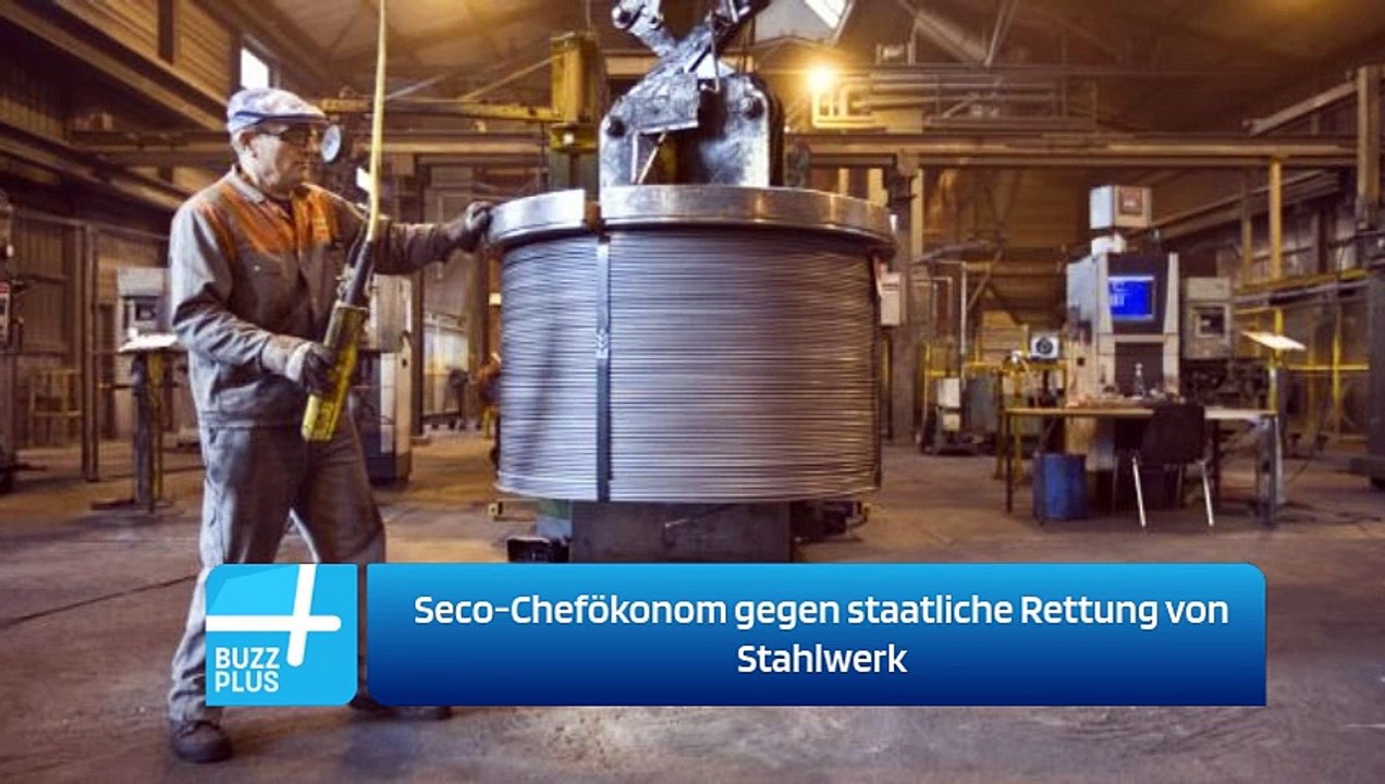 Seco-Chefökonom gegen staatliche Rettung von Stahlwerk