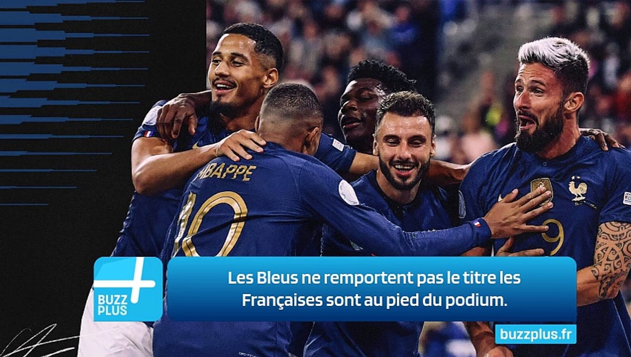Les Bleus ne remportent pas le titre les Françaises sont au pied du podium.