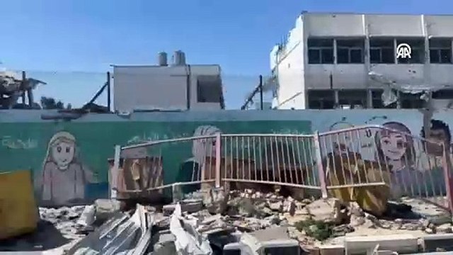 İsrail ordusunun çekildiği Han Yunus'taki yıkımın boyutu görüntülendi