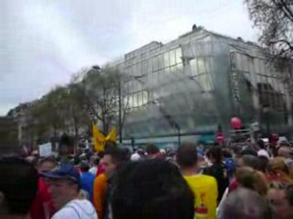 Marathon Paris 2008 - le départ approche ...