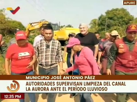Apure | Gobierno regional supervisó los trabajos de limpieza del canal fluvial La Aurora