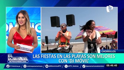 Dj Móvil pone a bailar a bañistas en Agua Dulce: le pagarían hasta 100 euros por su servicio