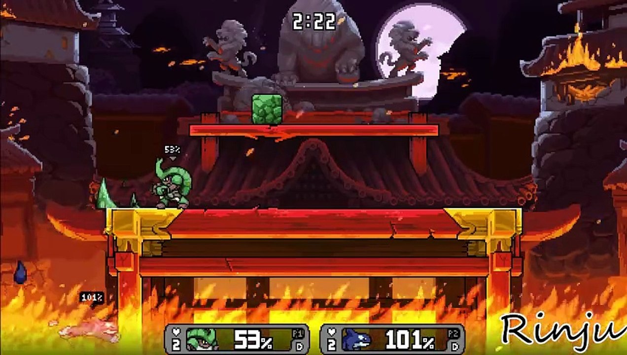 Rivals of Aether Kragg vs Orcane