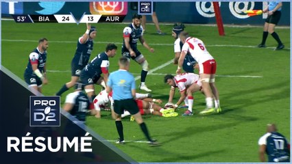 PRO D2 Saison 2023-2024 J25 - Résumé Biarritz Olympique PB - Stade Aurillacois