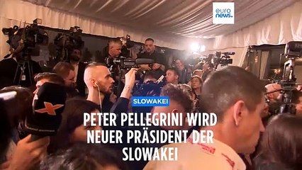"Slowakei soll immer an der Seite des Friedens stehen": Peter Pellegrini zum Präsidenten gewählt