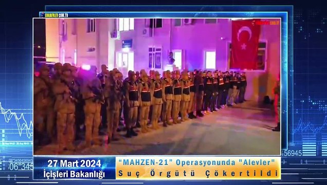“MAHZEN-21” Operasyonunda Alevler Suç Örgütü Çökertildi