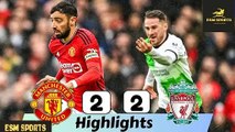 Manchester United vs Liverpool 2-2 Full Match Highlights 2024