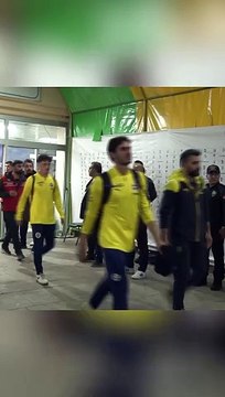 Fenerbahçe kafilesi Süper Kupa sonrası stattan ayrıldı
