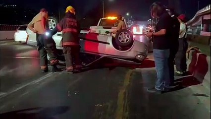 Cuerpos de emergencia atendieron fuerte siniestro