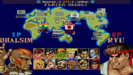 Street Fighter II'_ Champion Edition - Nostrax vs zeibon FT5