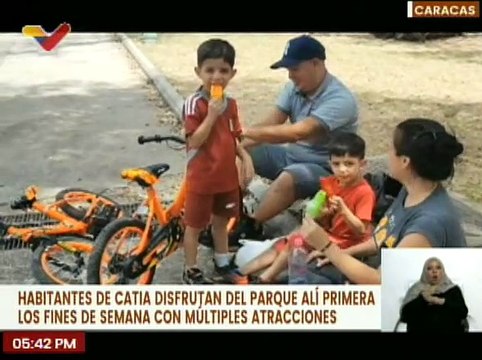 Caraqueños disfrutan de los espacios recreativos del Parque Alí Primera