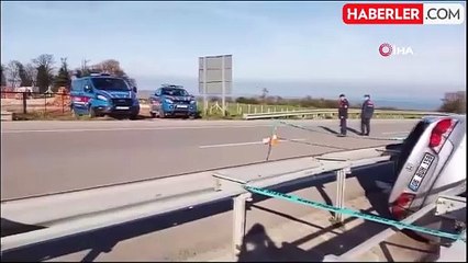 Sinop'ta kontrolden çıkan araç takla attı, 5 yaşındaki çocuk hayatını kaybetti