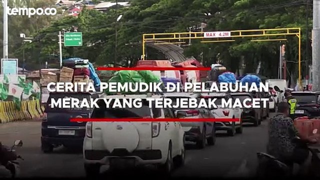 Pelabuhan Merak Masih Padat, Kemacetan Mengular Hingga 10 Km