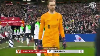 Bruno Scores From The Halfway Line  | Man Utd 2-2 Liverpool | Highlights