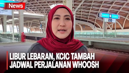 Selama Libur Lebaran, KCIC Operasikan 52 Perjalanan Whoosh Per Hari