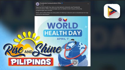 PCO, nakiisa sa pagdiriwang ng World Health Day
